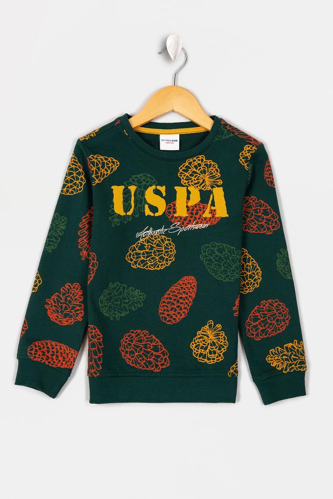 Çocuk Yeşil Sweatshirt