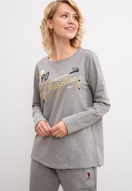 Kadın Gri Sweatshirt - 50216088008