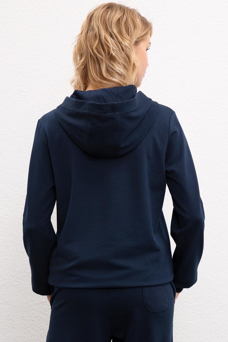 Kadın Lacivert Sweatshirt - 50216089021