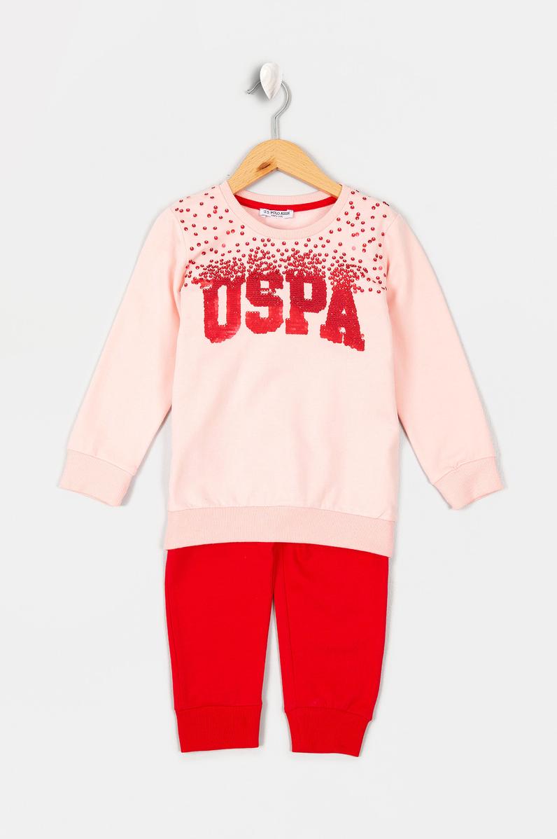 Kız Çocuk Pembe Pijama Takımı