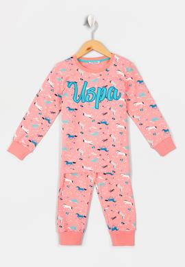 Kız Çocuk Pembe Pijama Takımı - 50223185001