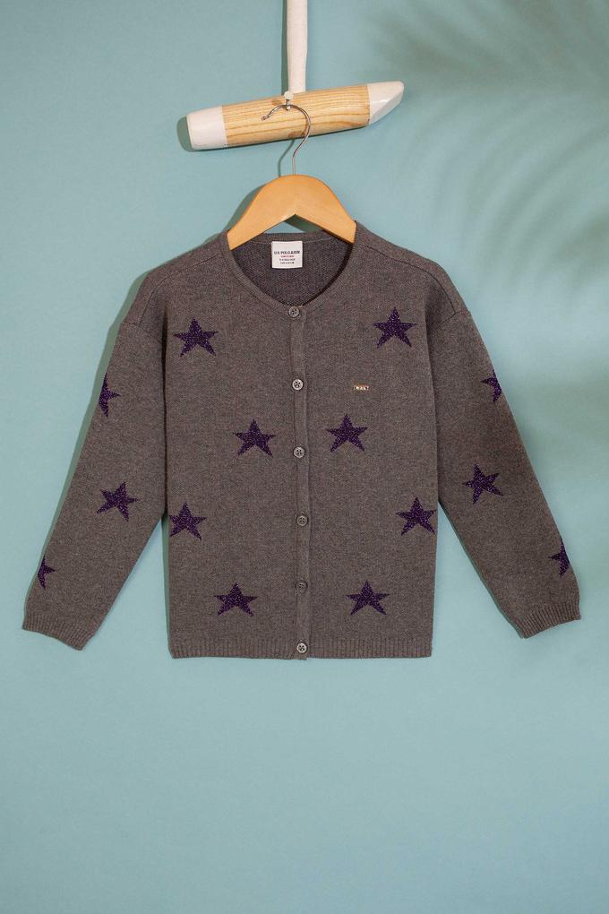 Kız Çocuk Gri Hırka