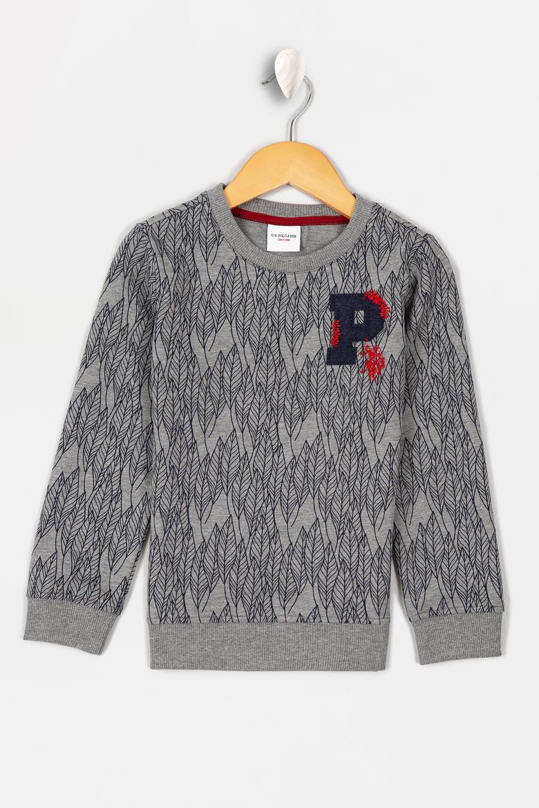 Çocuk Gri Sweatshirt