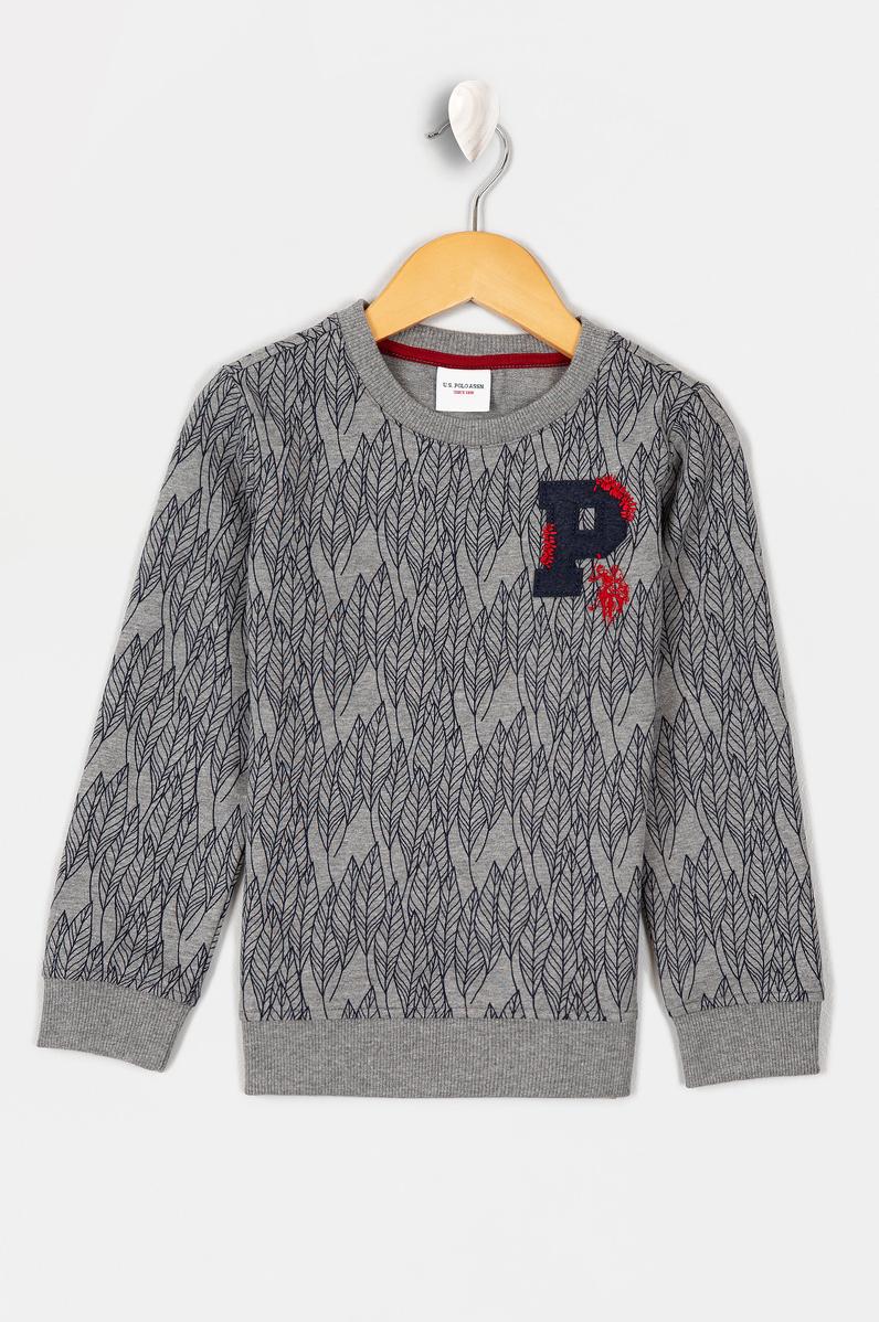 Çocuk Gri Sweatshirt