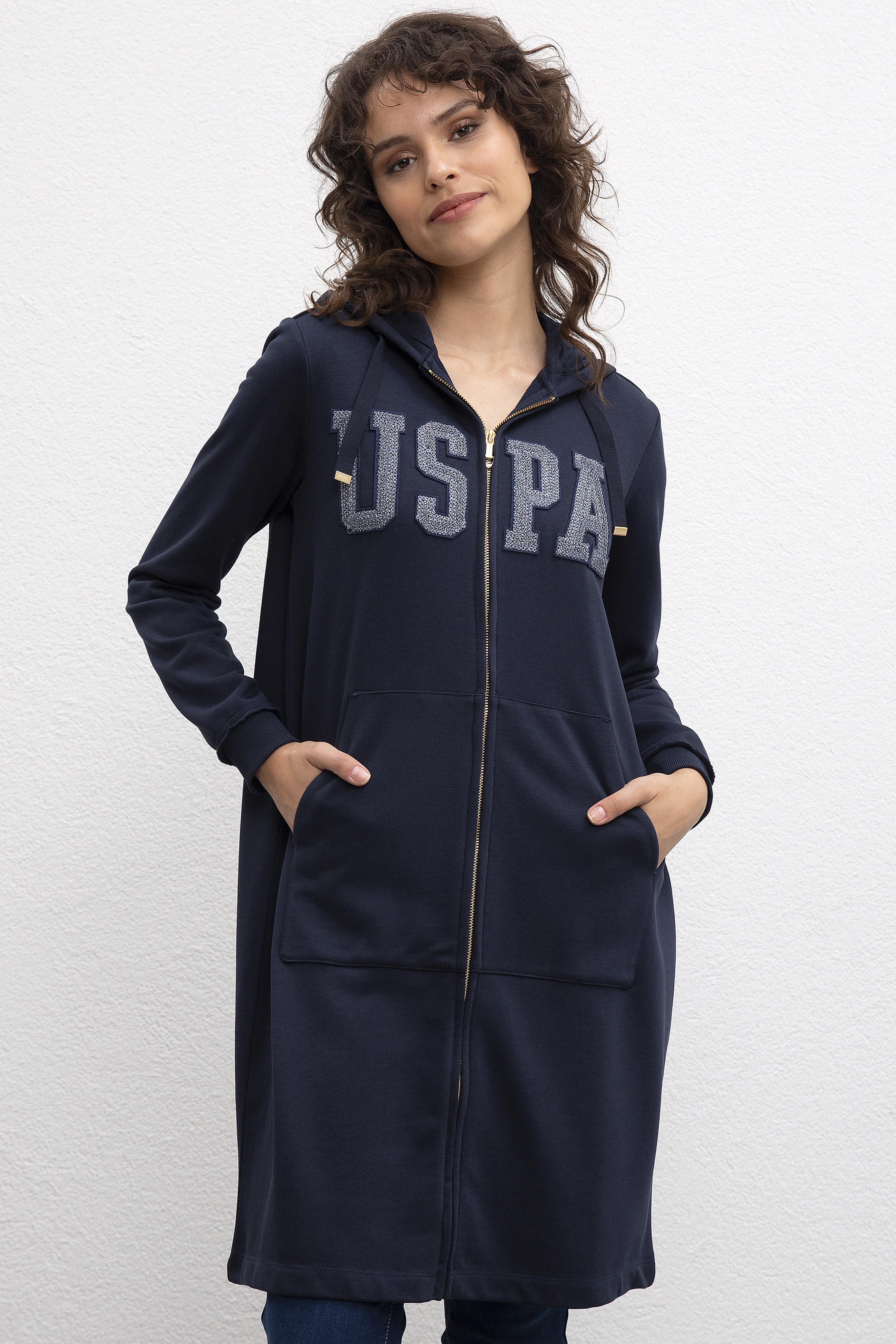 Kadın Lacivert Sweatshirt - Image 1