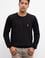 Erkek Siyah Bisiklet Yaka Triko Kazak
