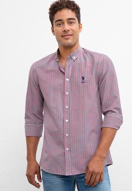 Erkek Kırmızı Gömlek Uzunkol - 50221378019