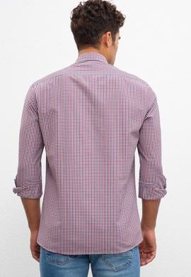 Erkek Kırmızı Gömlek Uzunkol - 50221378019