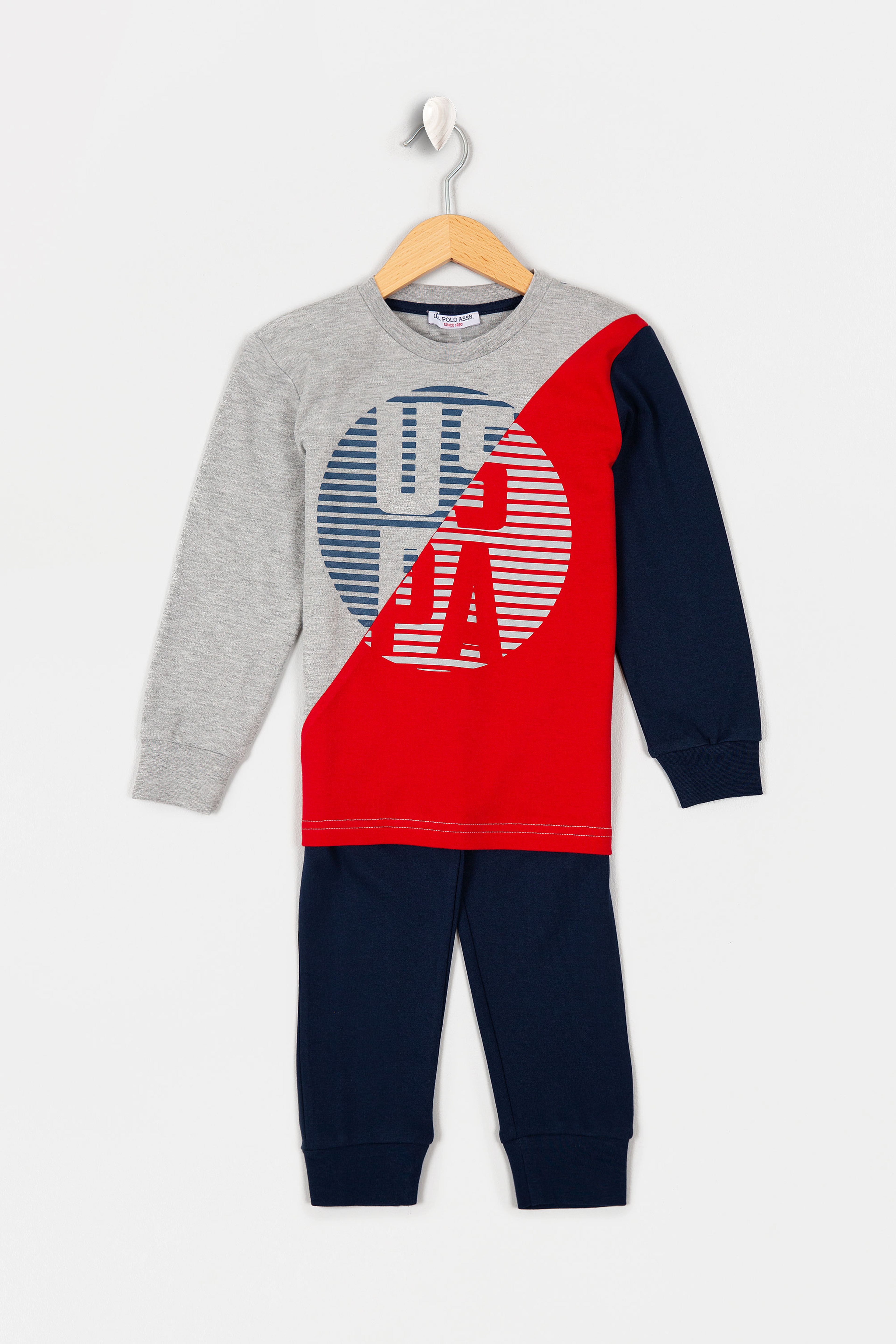 Erkek Çocuk Gri Pijama - Image 1