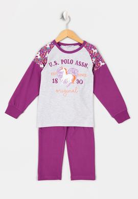 Kız Çocuk Yeşil Pijama Takımı - 50223183001