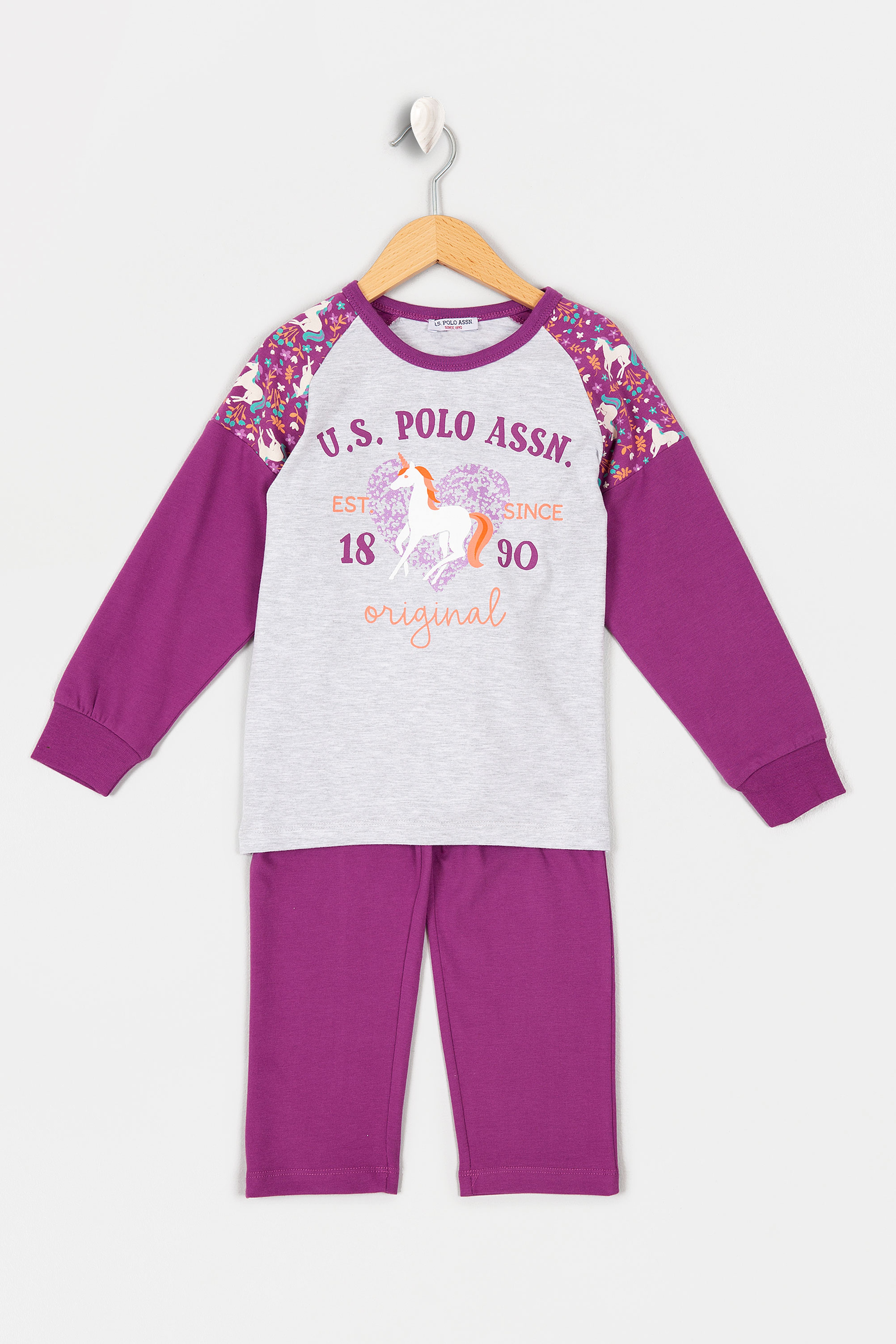 Kız Çocuk Yeşil Pijama Takımı - Image 1