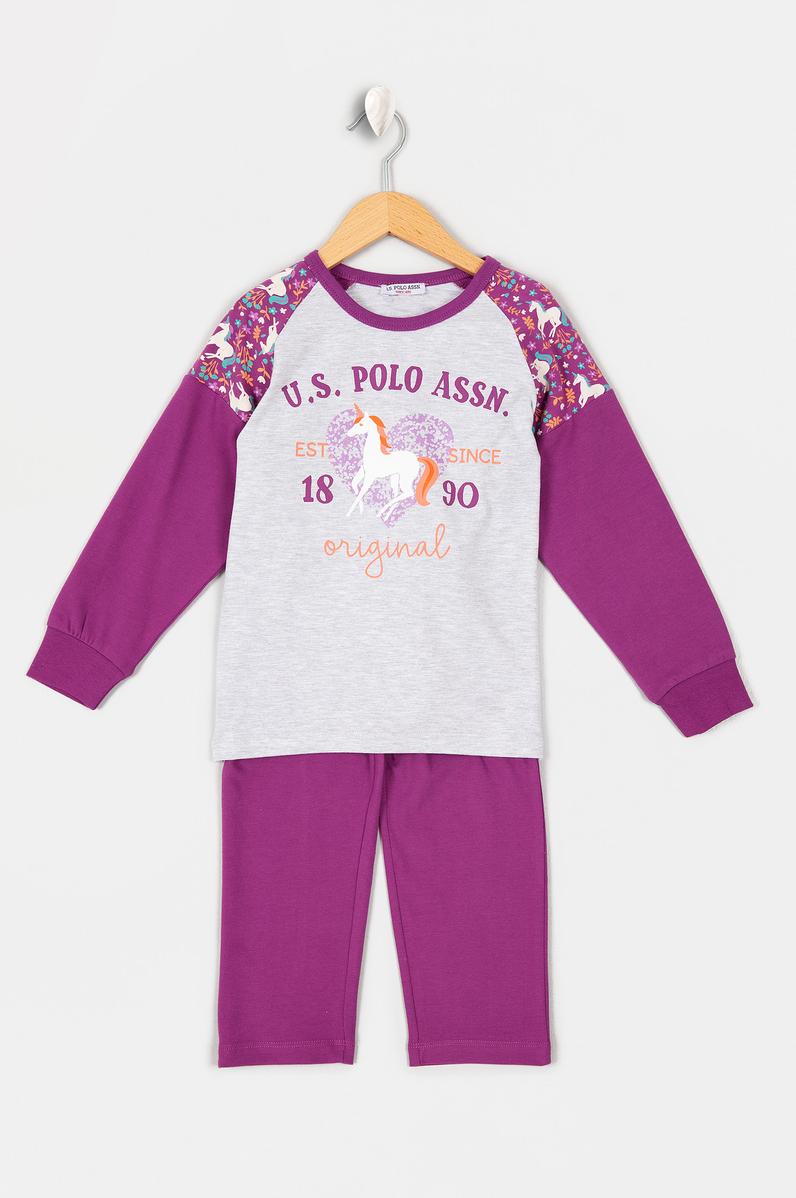 Kız Çocuk Yeşil Pijama Takımı