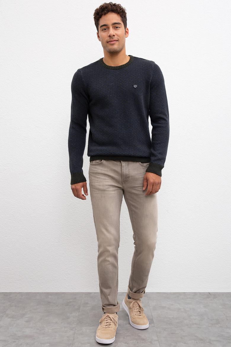 Erkek Koyu Yeşil Kazak - 50207664057