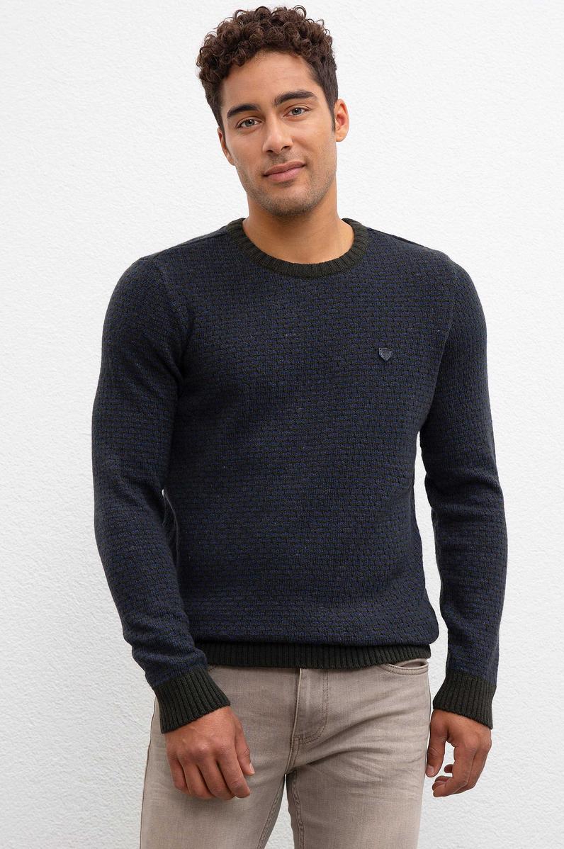 Erkek Koyu Yeşil Kazak