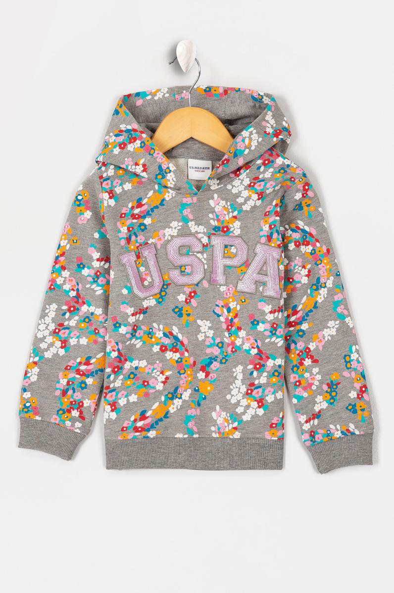 Kız Çocuk Gri Sweatshirt