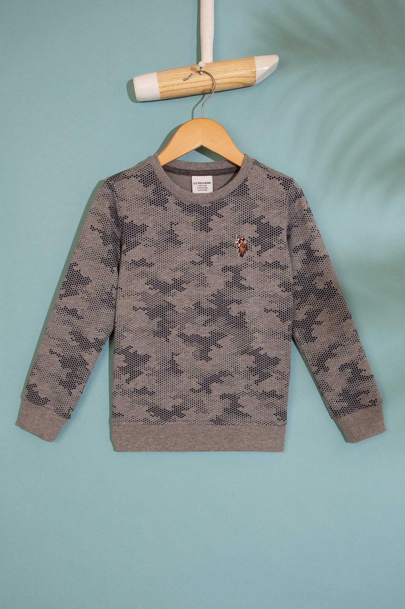 Çocuk Gri Sweatshirt