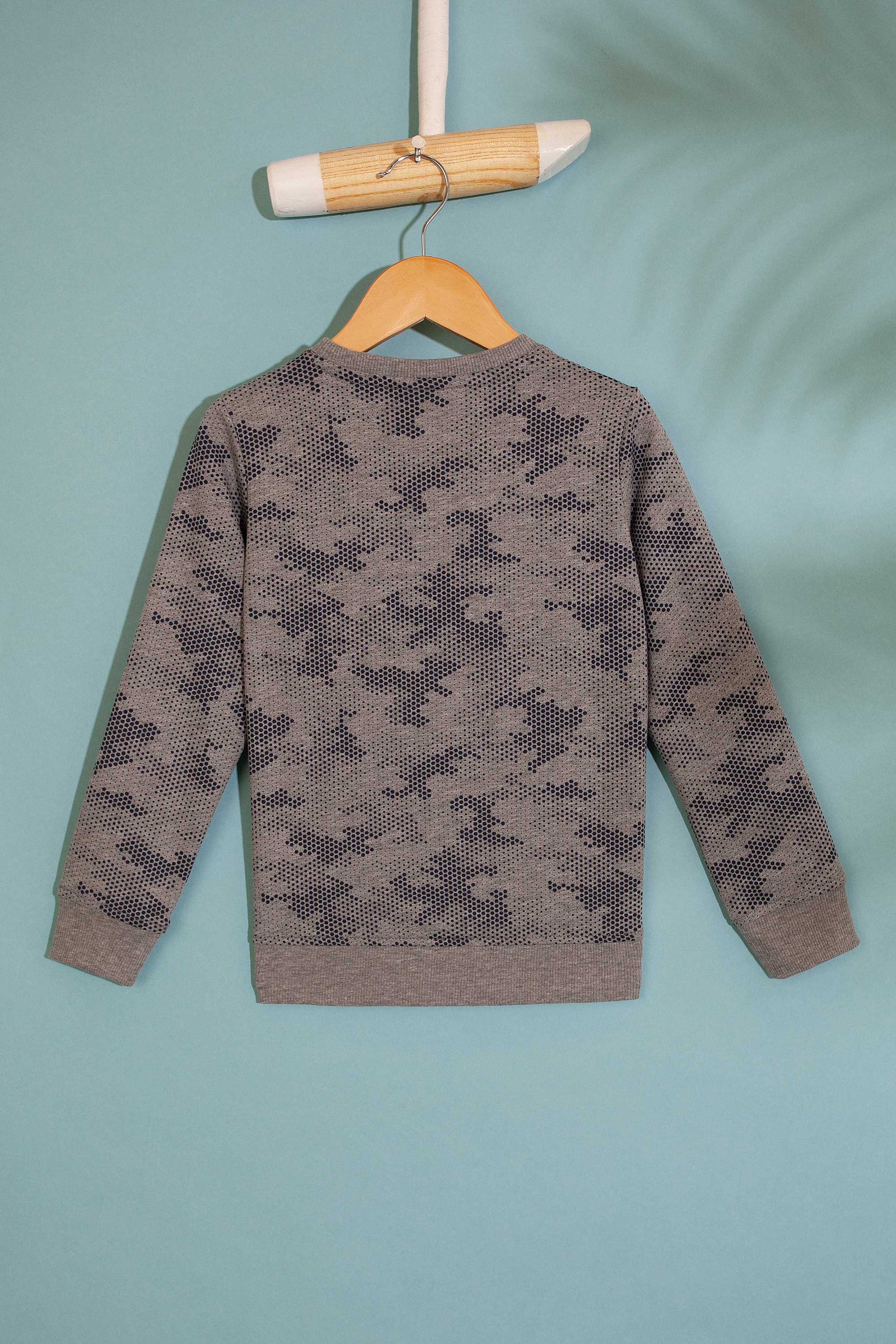 Çocuk Gri Sweatshirt