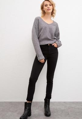 Kadın Siyah Pantolon - 50207208051