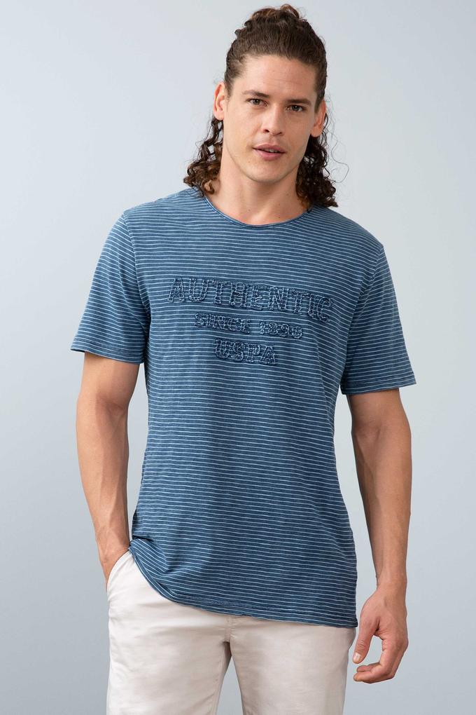 Erkek İndigo Tişört