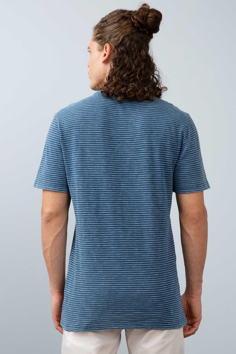 Erkek İndigo Tişört - 50199294013