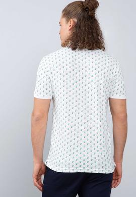 Erkek Beyaz Polo Yaka T-Shirt - 50199923004