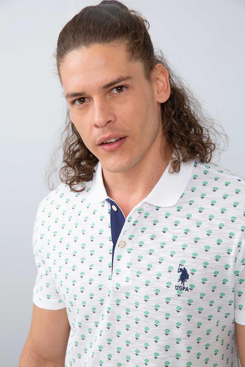 Erkek Beyaz Polo Yaka T-Shirt - 50199923004