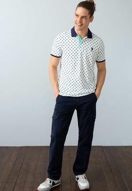 Erkek Beyaz Polo Yaka T-Shirt - 50200018010