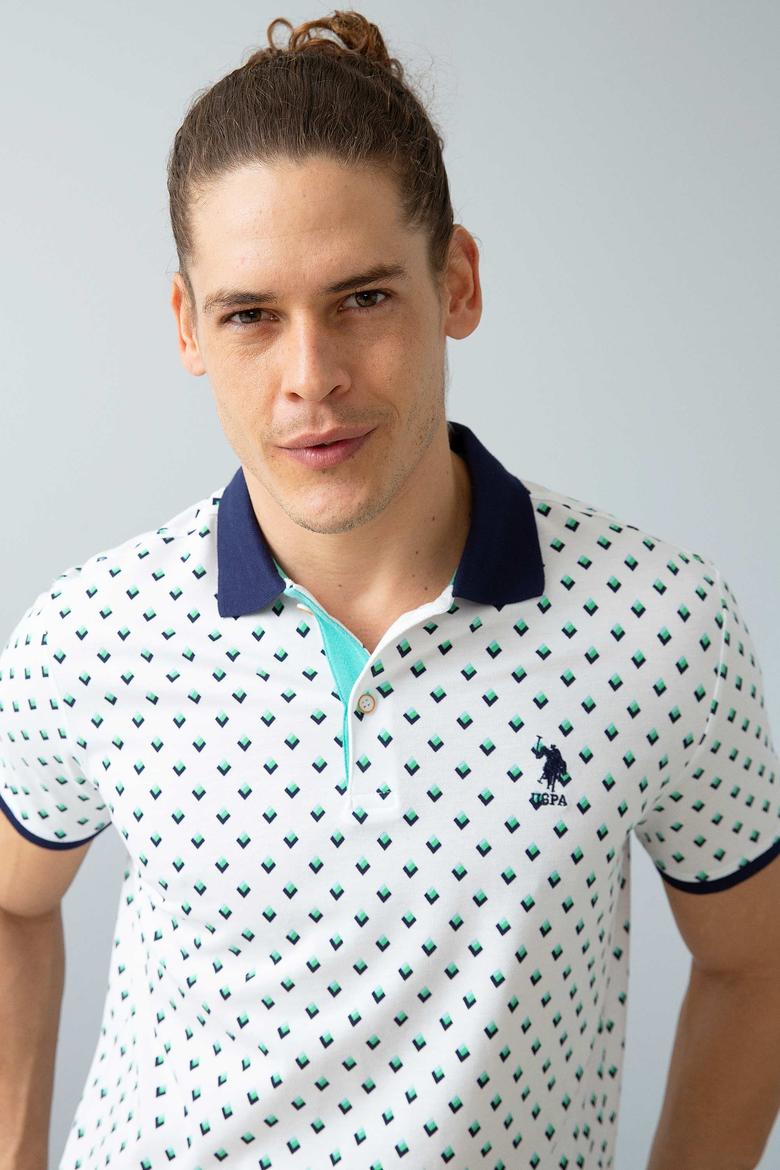 Erkek Beyaz Polo Yaka T-Shirt - 50200018010