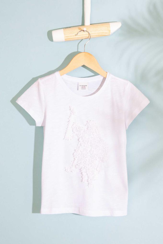 Kız Çocuk Beyaz Tişört