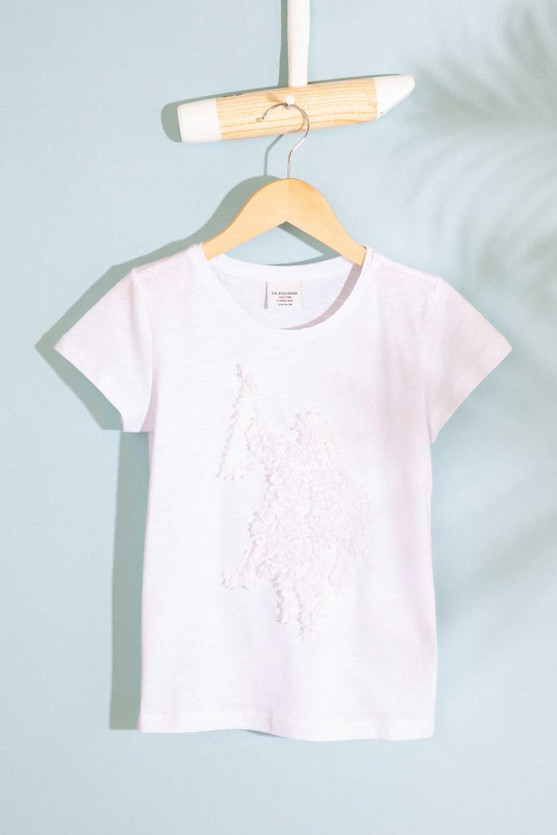 Kız Çocuk Beyaz Tişört