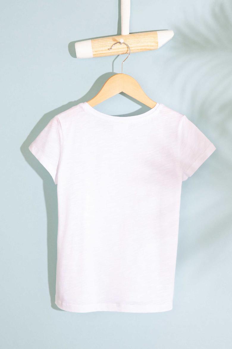 Kız Çocuk Beyaz Tişört - 50202575001