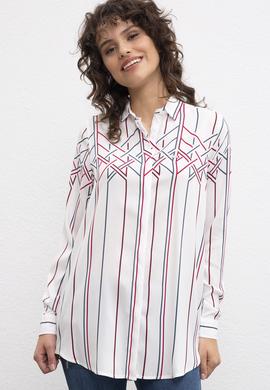 Kadın Beyaz Gömlek - 50207186011