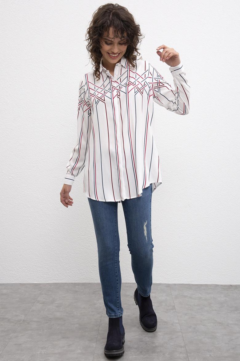 Kadın Beyaz Gömlek - 50207186011