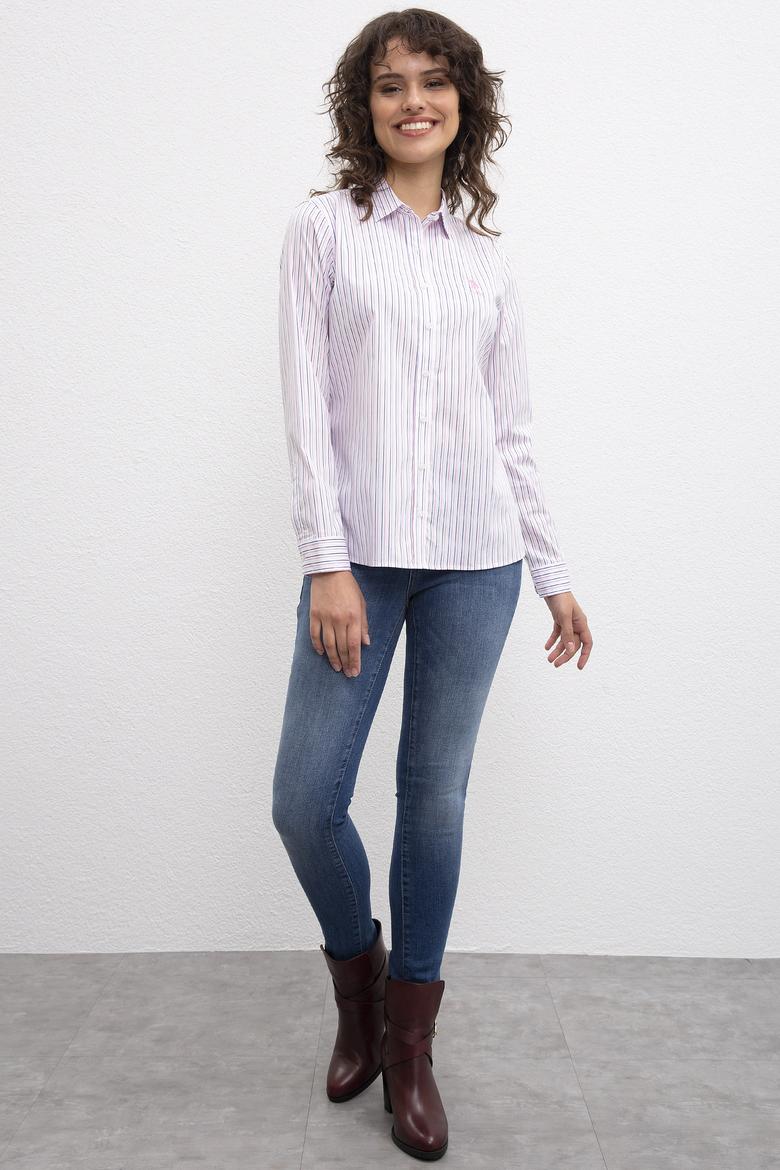 Kadın Pembe Gömlek - 50219964003