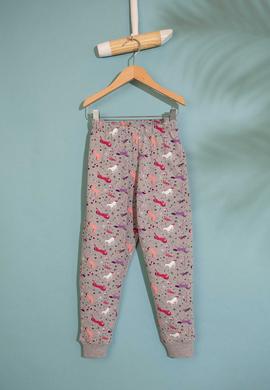 Kız Çocuk Gri Pijama Takımı - 50223185007