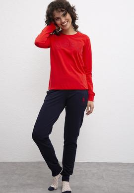 Kadın Kırmızı Pijama - 50223317003