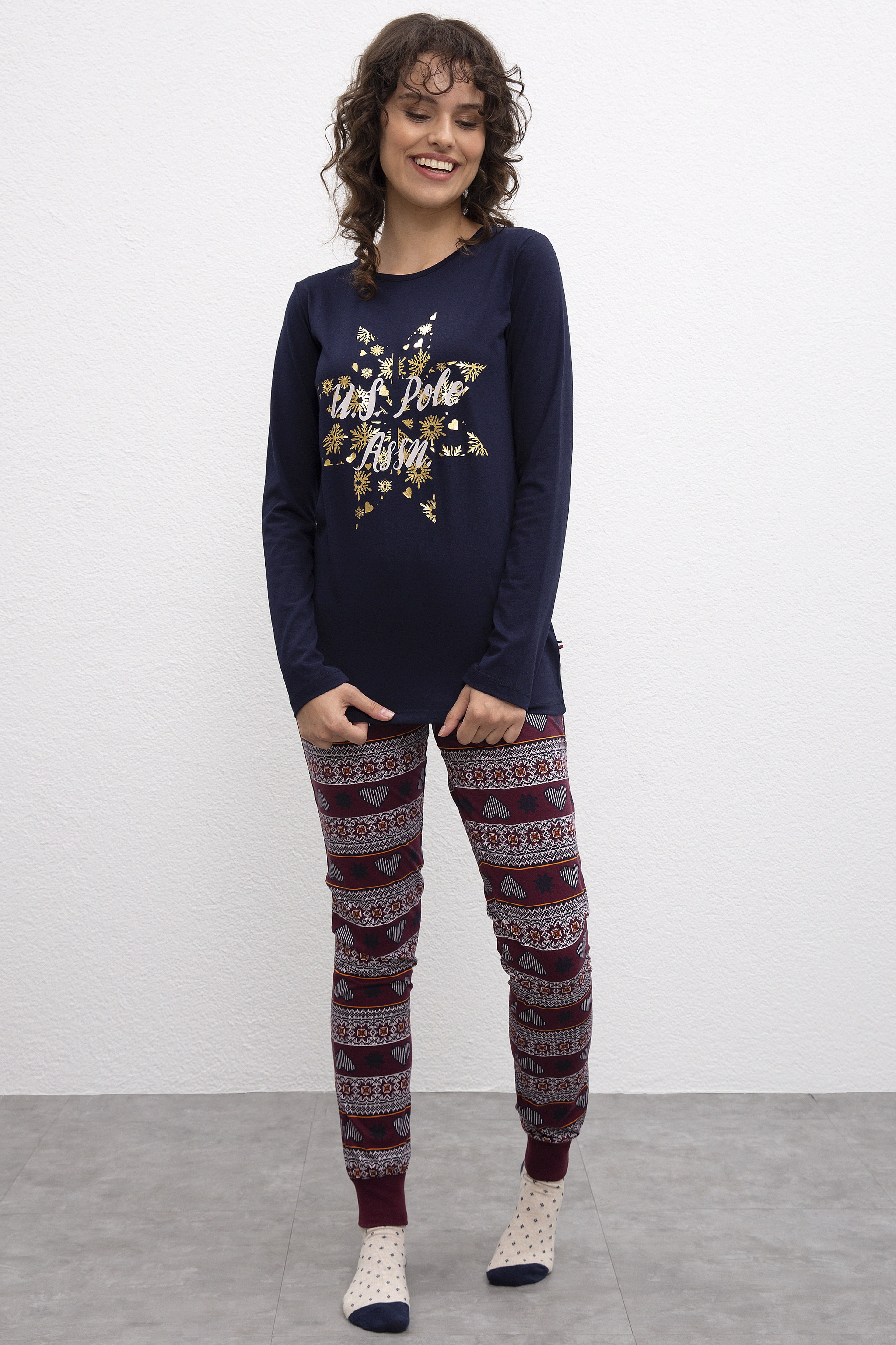 Kadın Lacivert Pijama Takımı - Image 1