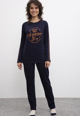 Kadın Lacivert Pijama - 50223308004