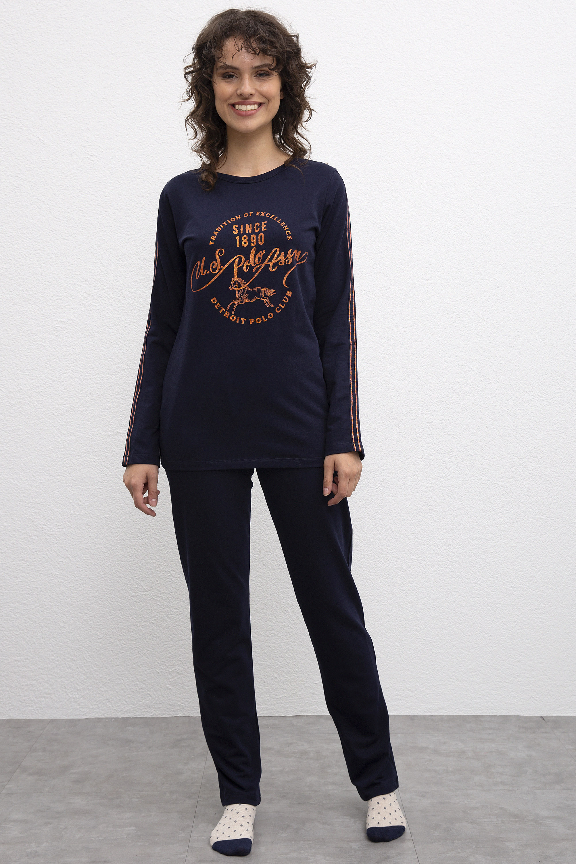 Kadın Lacivert Pijama