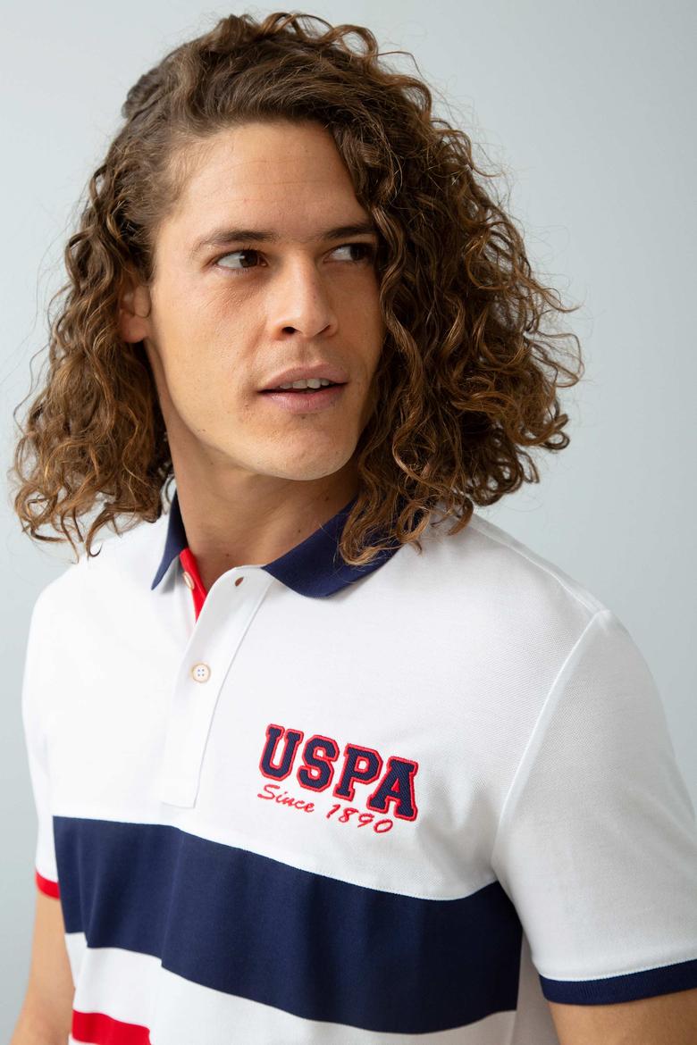 Erkek Beyaz Polo Yaka T-Shirt - 50199779003