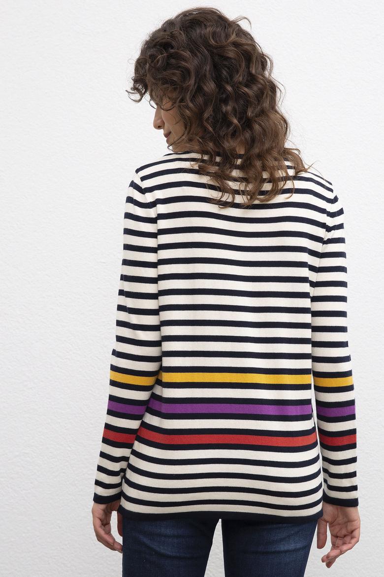 Kadın Beyaz Kazak - 50205565018