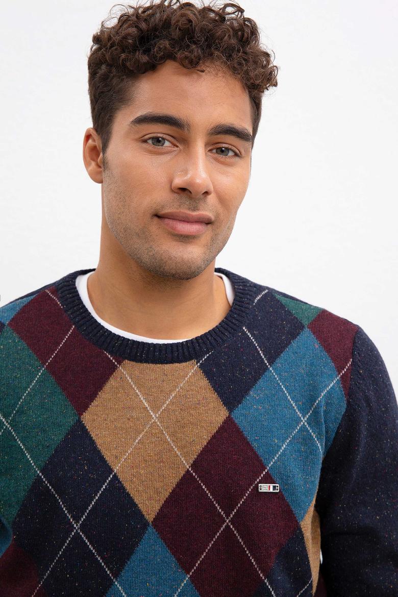 Erkek Lacivert Kazak