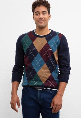 Erkek Lacivert Kazak - 50213779001