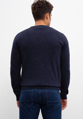 Erkek Lacivert Kazak - 50213779001