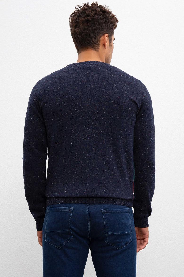 Erkek Lacivert Kazak - 50213779001