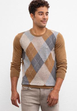 Erkek Camel Melanj Kazak - 50213779021