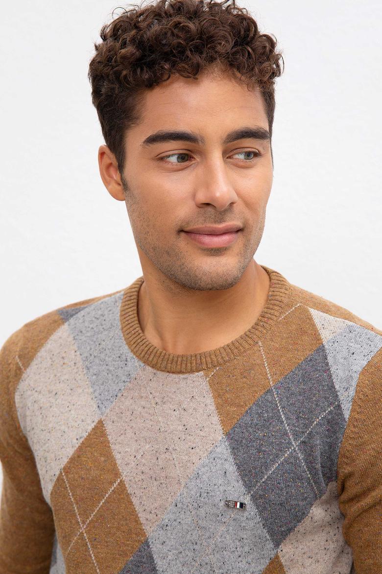 Erkek Camel Melanj Kazak - 50213779021