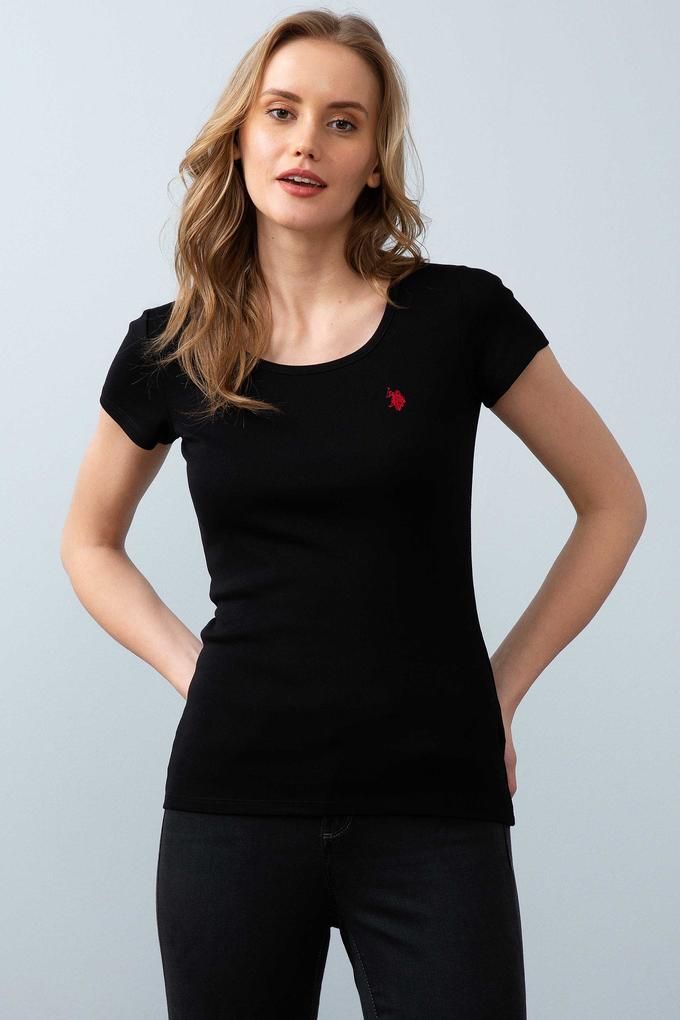 Kadın Siyah Basic Tişört