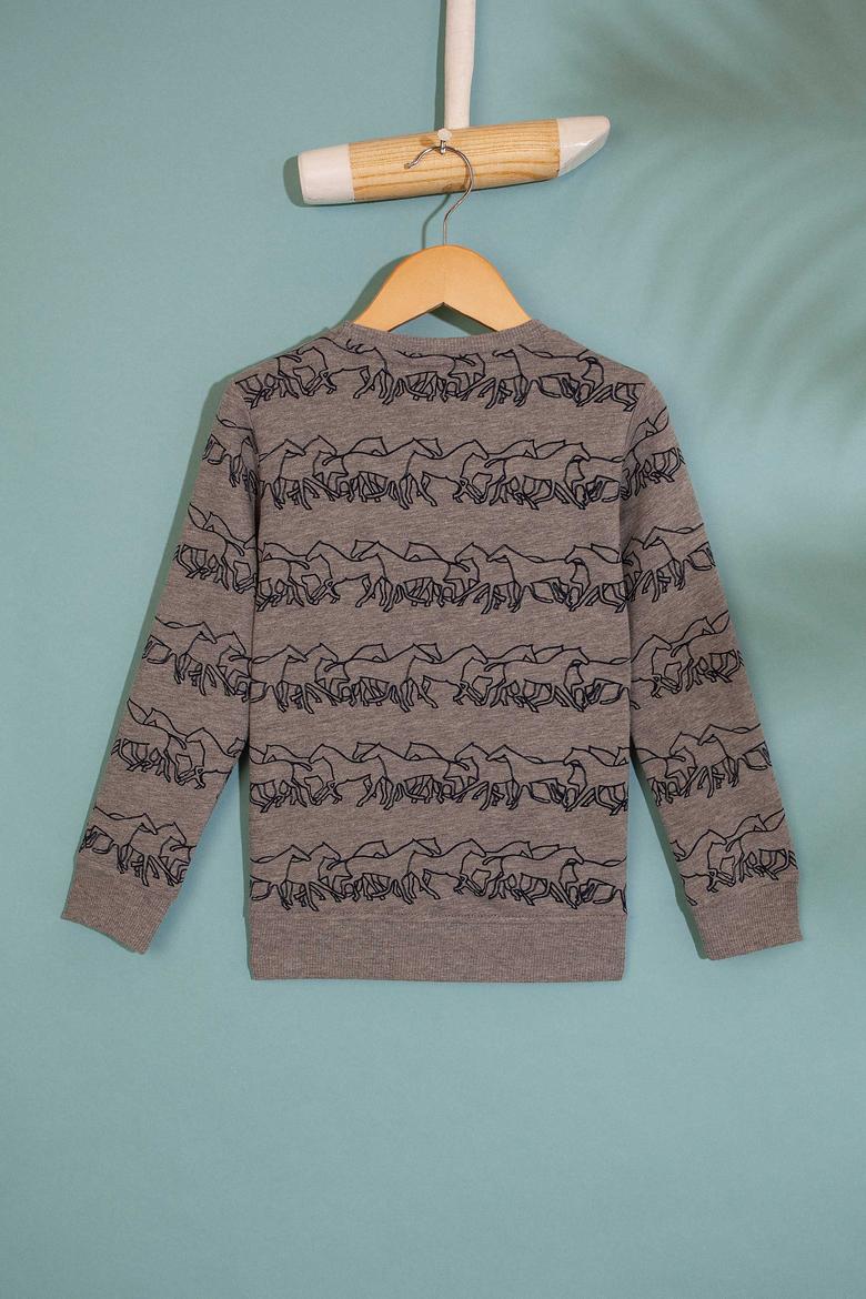 Çocuk Gri Sweatshirt - 50207379005