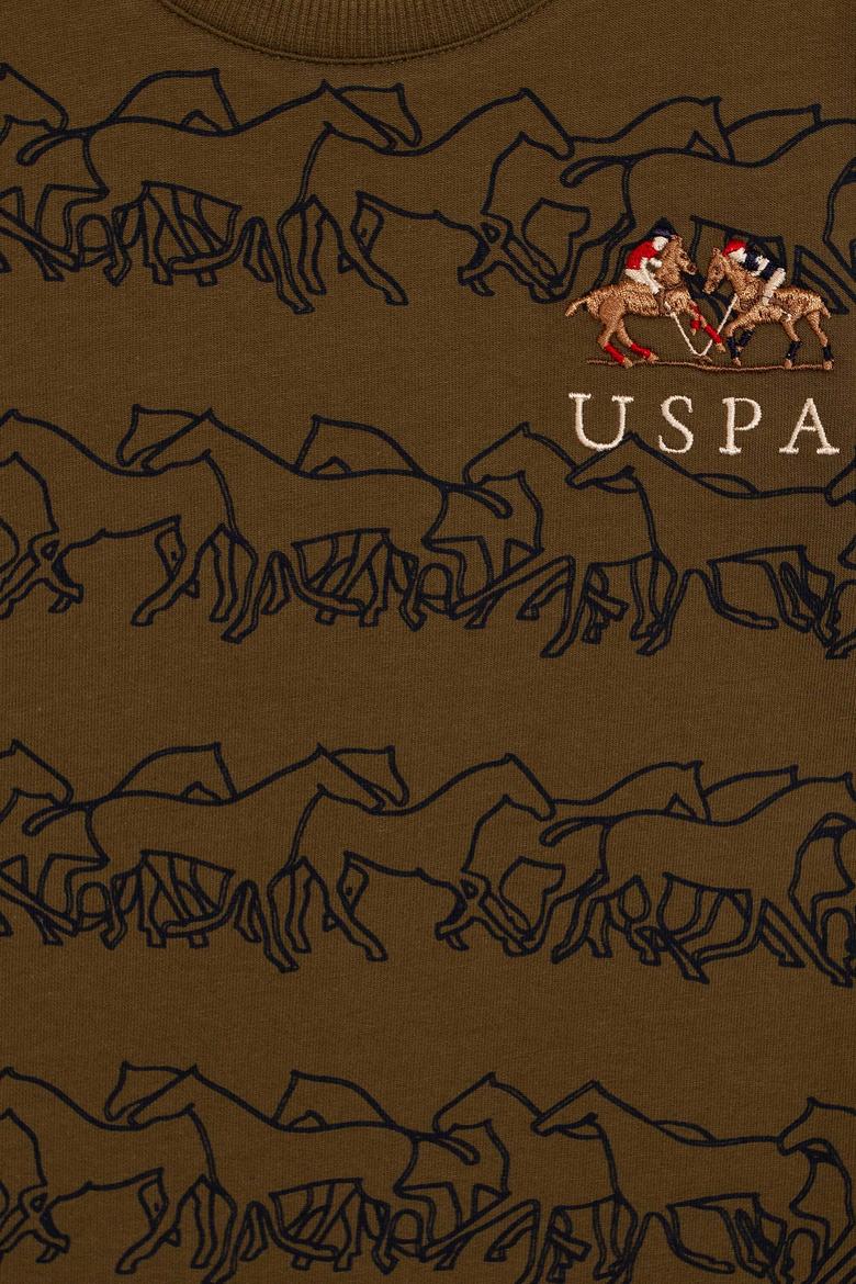 Çocuk Haki Sweatshirt - 50207379003